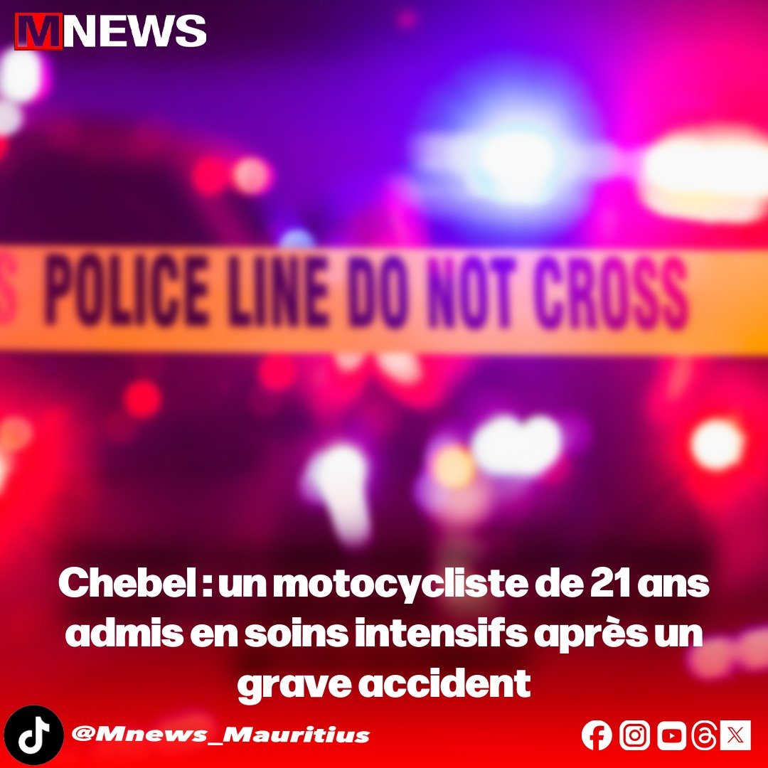 Chebel : un motocycliste de 21 ans admis en soins…